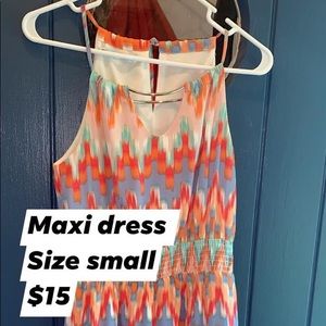 Colorful maxi dress